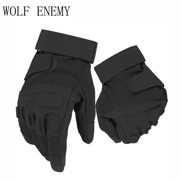 Gants tactiques US Army anti-dérapants avec fibre de carbone pour chasse et sports extrêmes