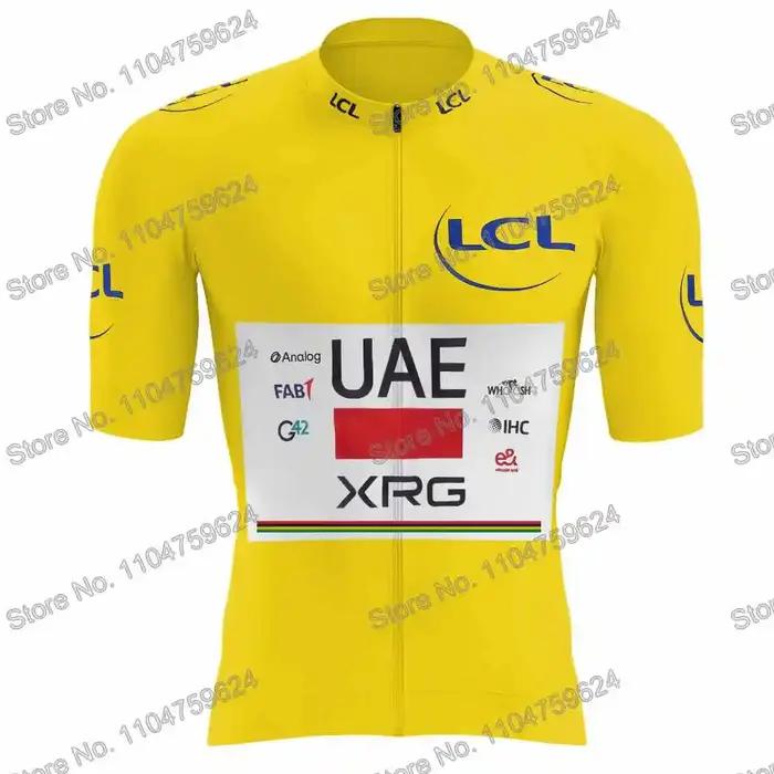 UAE Team 2026 Champion du monde Vêtements de cyclisme Tournée française Été Ensemble de maillot de c