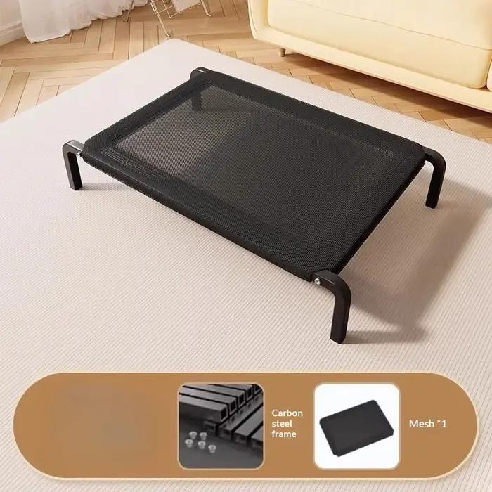 Lit surélevé pour chien toutes saisons, extérieur/intérieur, imperméable, anti-mastication, pour gra