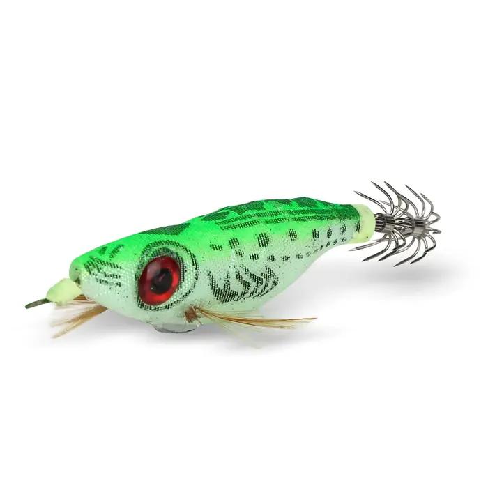 Chromyuju-Leurre de pêche en plomb avec hameçon en bois, appât dur, calmar Él, poulpe, seiche, 9g, 1