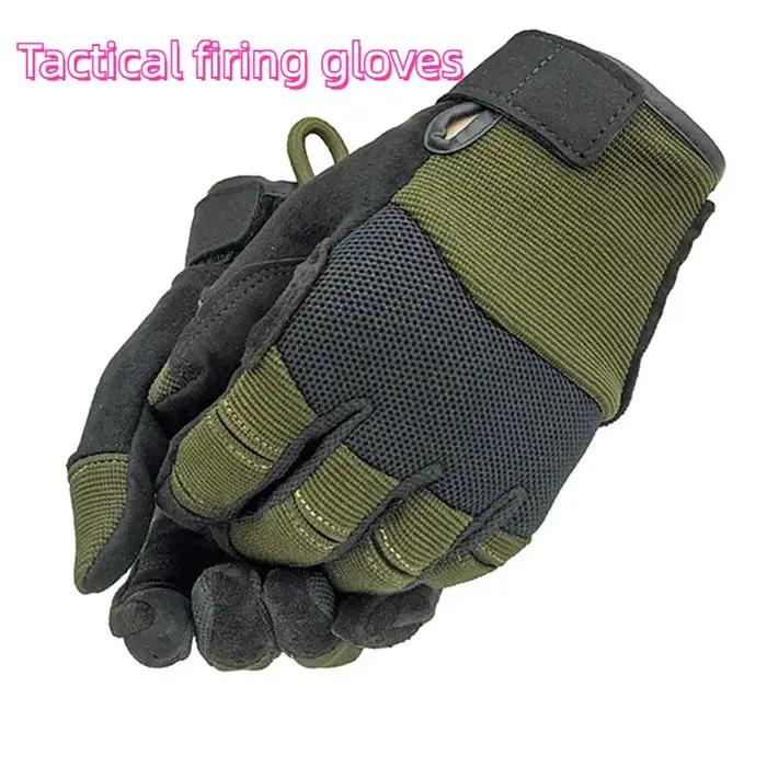 Gants tactiques d'hiver pour tir et vélo hommes - Pleine dextérité, protection complète doigts activités hivernales