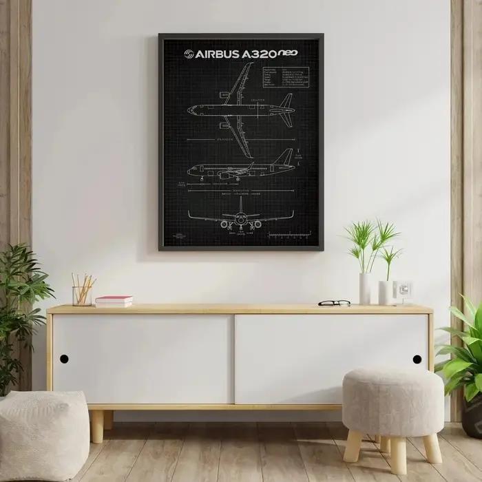 Affiche d'avion de l'armée de l'air