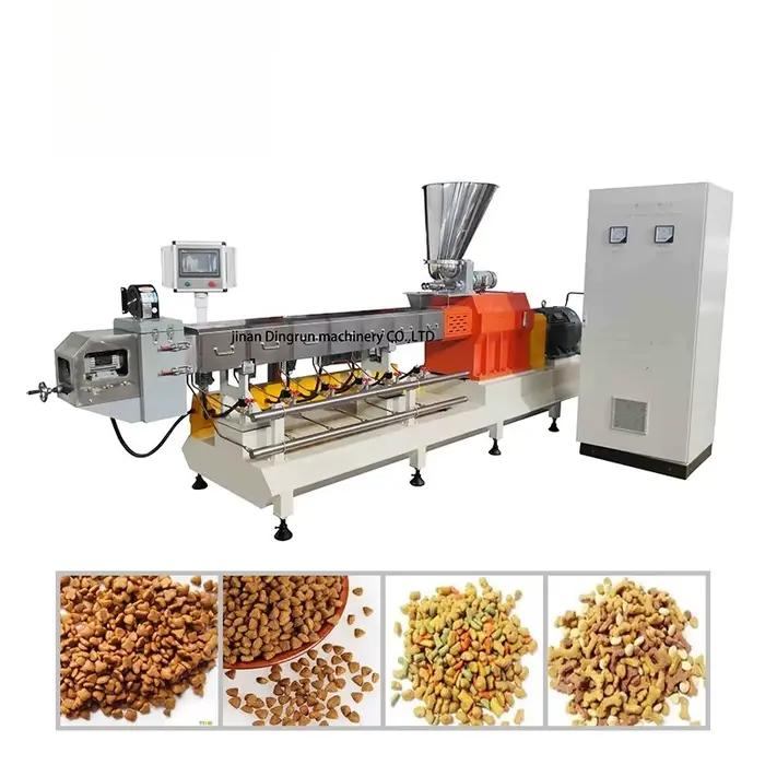 Ligne de production de machines pour aliments secs soufflés pour animaux de compagnie (chiens, chats) et aliments pour poissons