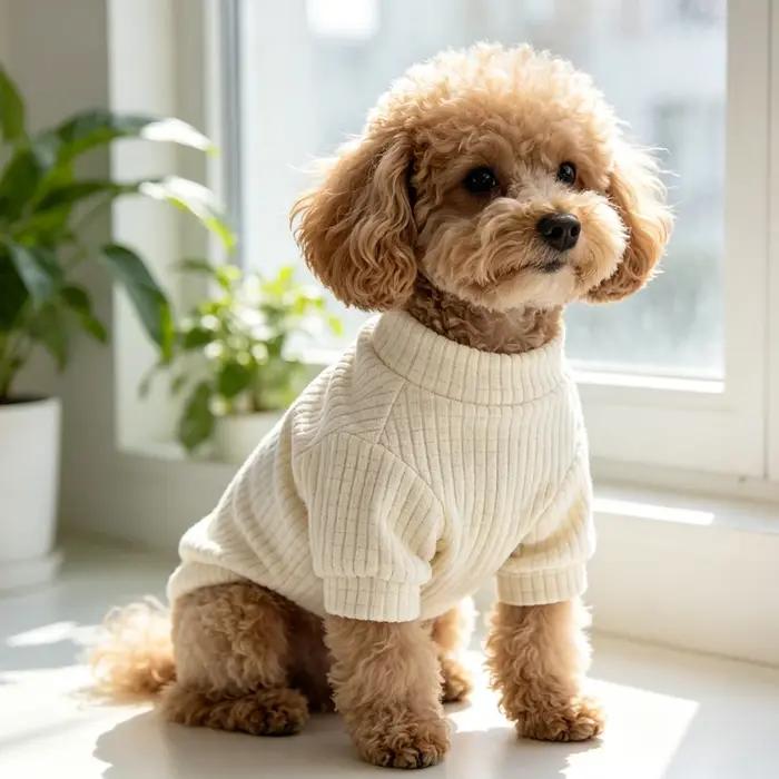 Vêtements pour chien, chemise douce et chaude pour chat