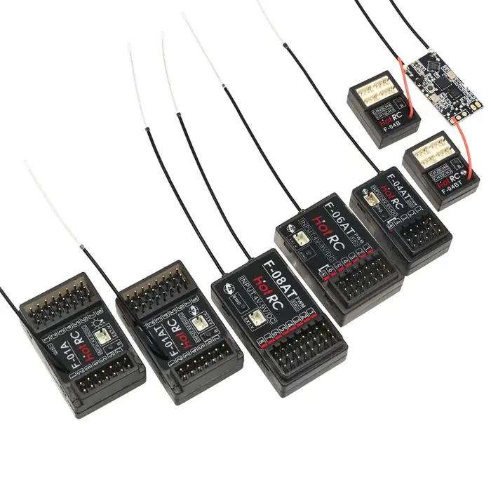 HOTRC 2.4 Ghz F-04A F-06A F-08A F-01A F-04AT F-06AT F-08AT F-01AT 4/6/8Ch récepteur Rc pour émetteur