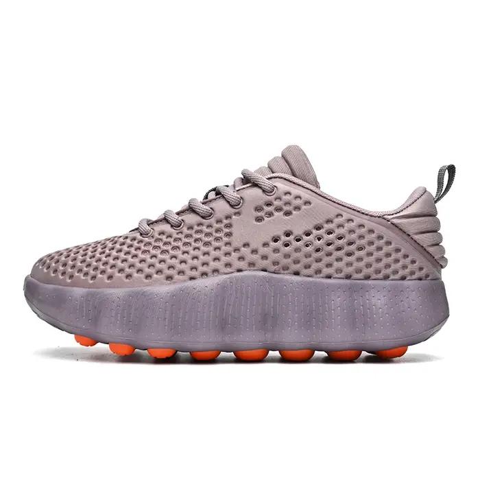 Chaussures de sport décontractées confortables pour hommes avec technologie de massage par détection du pied