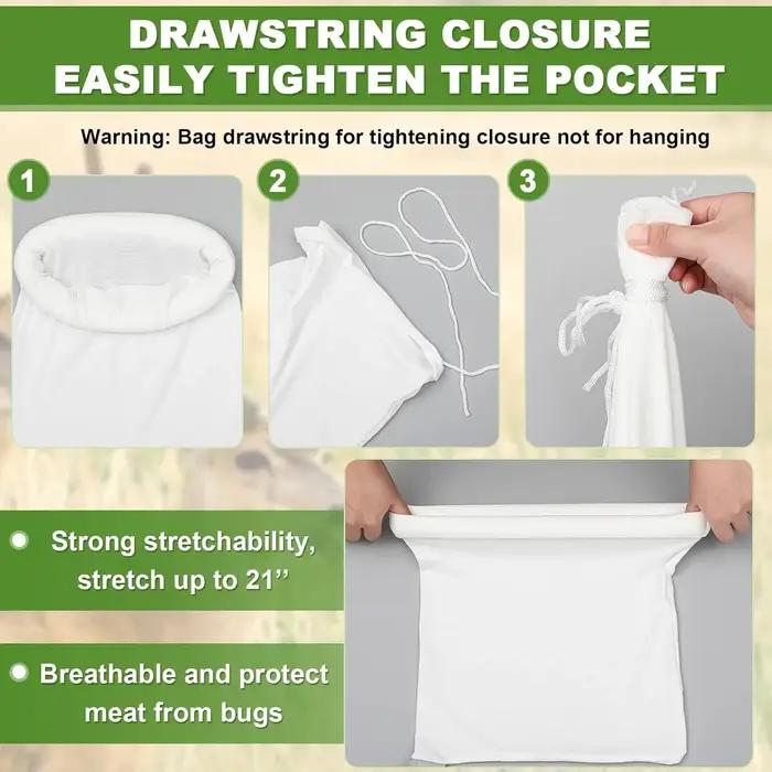 Sac de chasse pour gibier polyester FUNANASUN avec bande réfléchissante pour cerf canard et wapiti occasions de chasse spéciales