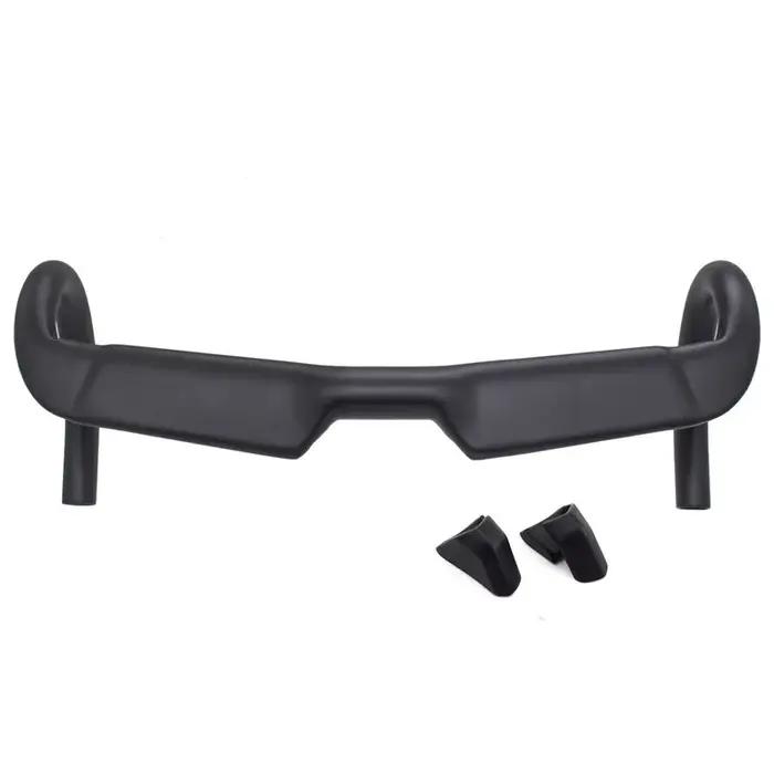 Guidon de vélo de route entièrement en Fiber de carbone T1000, guidon de vélo de sport, barre de chu