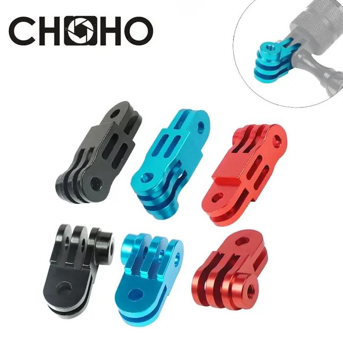 Bras Pivotant Réglable à 3 Voies en Alliage, Accessoire d'Action, Long et Court, Sœur CNC Droit, pour Gopro, DJI