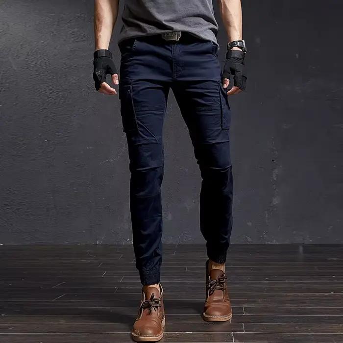 Pantalon cargo camouflage tactique slim homme - Qualité premium pour streetwear et chasse