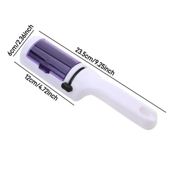 Brosse de nettoyage électrostatique pour vêtements meubles literie et sièges de voiture pour la maison le bureau et les voyages