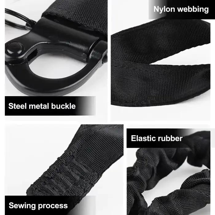 Sangle sécurité fusil libération rapide 2025 chasse nylon corde élastique bungee