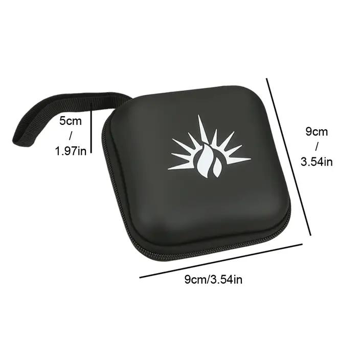 Boîte multifonctionnelle Portable EVA pour écouteurs Mini lampe de poche Cob