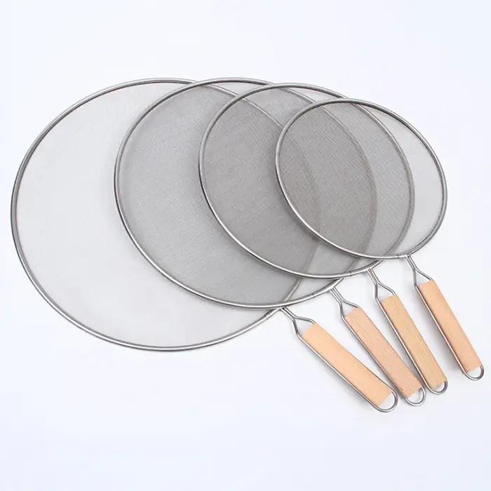 Cuisson friture acier inoxydable Anti-éclaboussures garde huile filet graisse éclaboussures écran ca