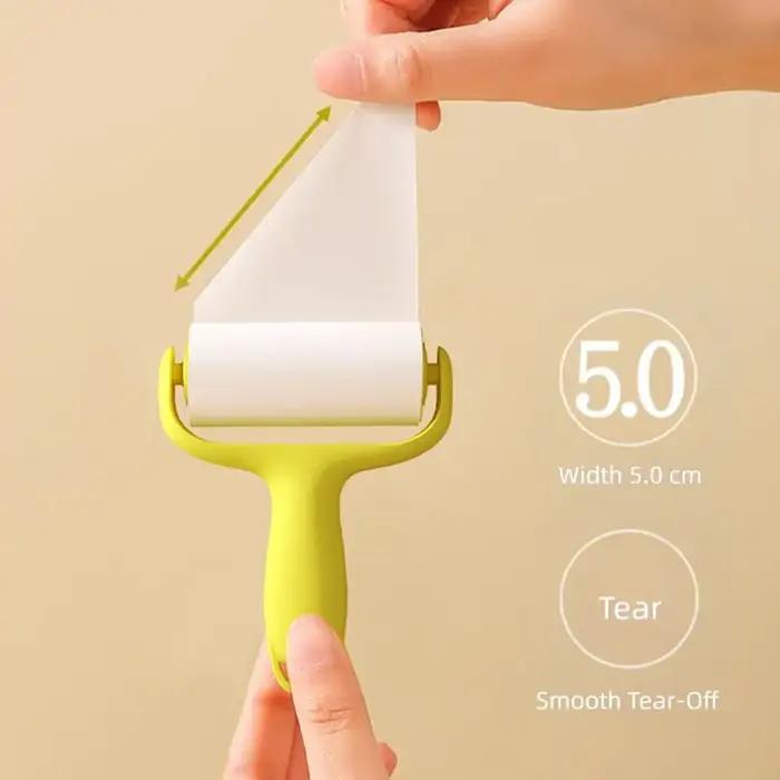 Rouleau anti-poils multifonctionnel pour vêtements et meubles kaki rouge gris occasionnels nettoyage rapide efficace durable