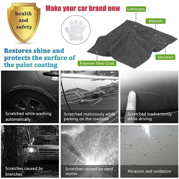 Chiffon de nettoyage Nano Sparkle Spray pour éliminer la peinture automobile