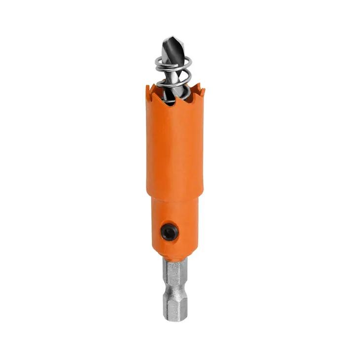 Foret bimétal orange 6.35mm MAX ouverture 17-80mm M42 multifonction bois plâtre plastique