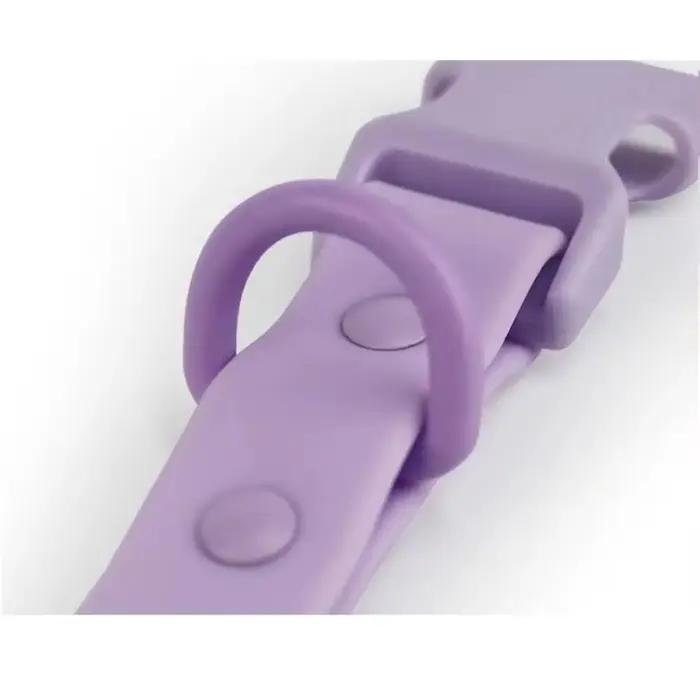 Ensemble de laisse de collier de chien réglable, sangle élastique, colliers pour animaux de compagnie en PVC imperméables, Combo boucle à dégagement rapide, laisses de chien souples lavables