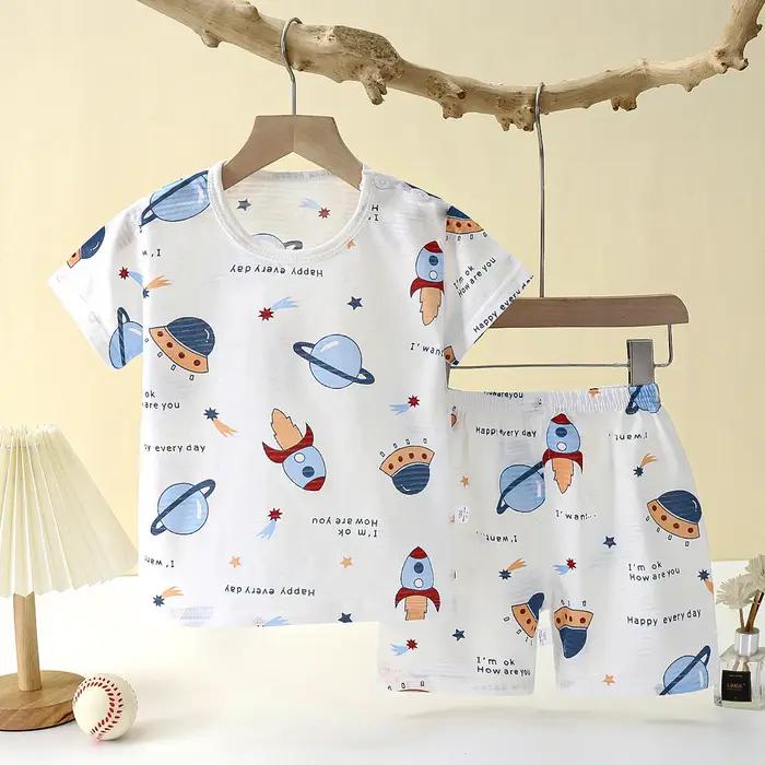 Ensemble de pyjama à manches courtes pour enfants