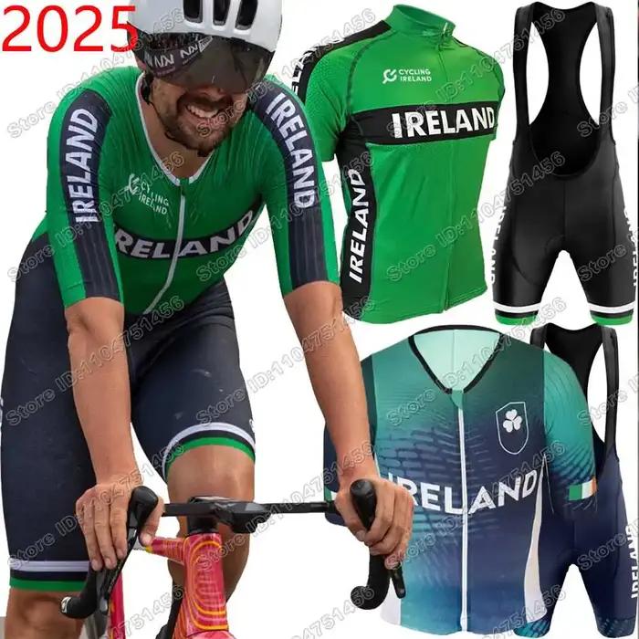 Maillot de Cyclisme Équipe Nationale Irlande 2025