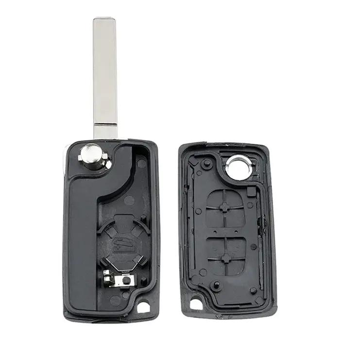Boîtier de télécommande de voiture à 2 boutons pour KIT Partner, accessoires de remplacement, crista