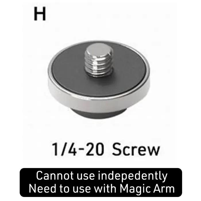 LEAPLIGHT MagicArm multifonction 17 mm à double tête et articulations multiples pour moniteur, camér
