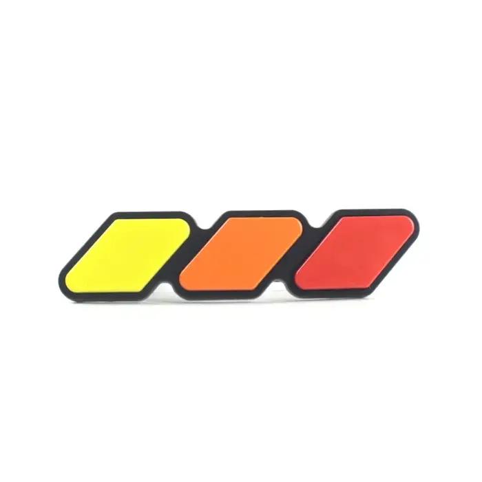 Emblème d'insigne de calandre tricolore à 3 grilles pour Toyota pour 4runner pour Rav4 Highlande ban