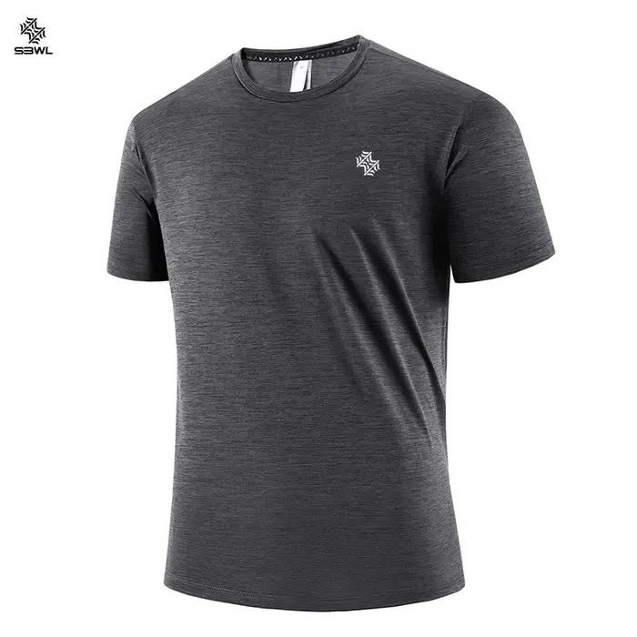 SBWL mode football style hommes en plein air course fitness ample à manches courtes T-shirt respiran