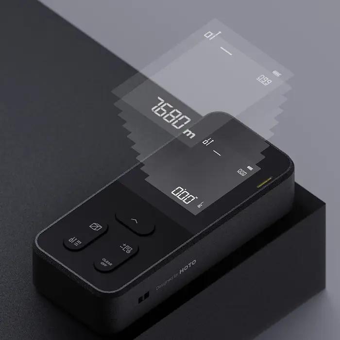 Télémètre à ruban numérique laser, mesure laser, 35%, 7 modes, distance de mesure 50m, écran HD 2 po