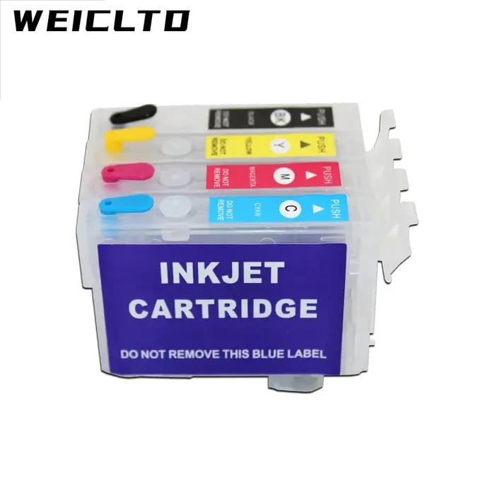 Cartouche d'encre de recharge 502XL 29XL 18XL 220 16XL 603XL 604XL 503XL 212XL, sans puce, pour imprimantes Epson XP 2200 2205 3200 3205, 4 pièces