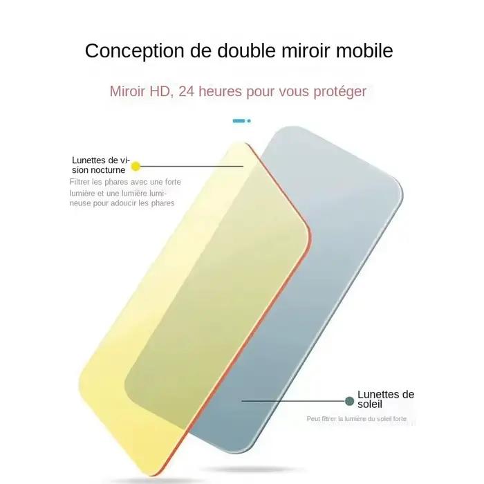 Lunettes de vision jour et nuit anti-UV400 pour conducteurs amélioration de la visibilité conduite nocturne sécurité sur la route