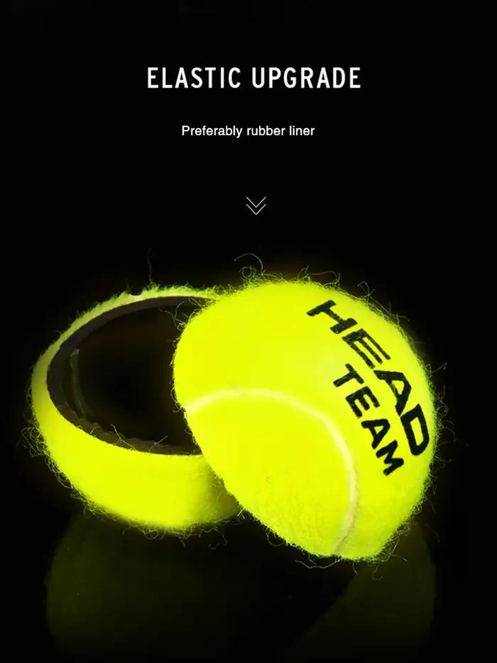 Balle de tennis HEAD Silver professionnelle pour entraînement et matchs, haute élasticité et durabilité, idéale pour les joueurs de tennis amateurs et professionnels, occasions spéciales et cadeau de qualité