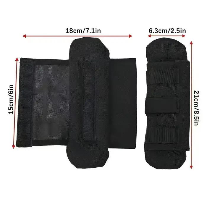 Coussinets d'épaule 2PC pour sac à dos tactique et gilet, rembourrage confort avec mesh nylon chasse randonnée