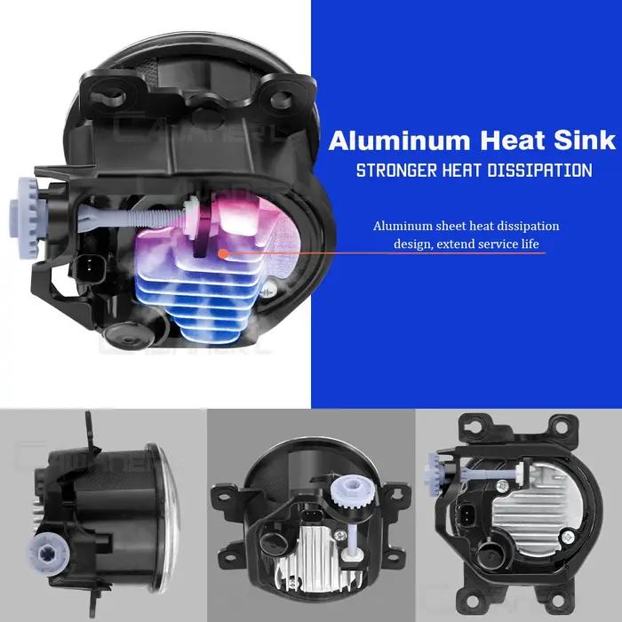 Ensemble de phares antibrouillard pour Subaru Impreza, 2 pièces, 30W, 4000lm, phare avant pour voitu