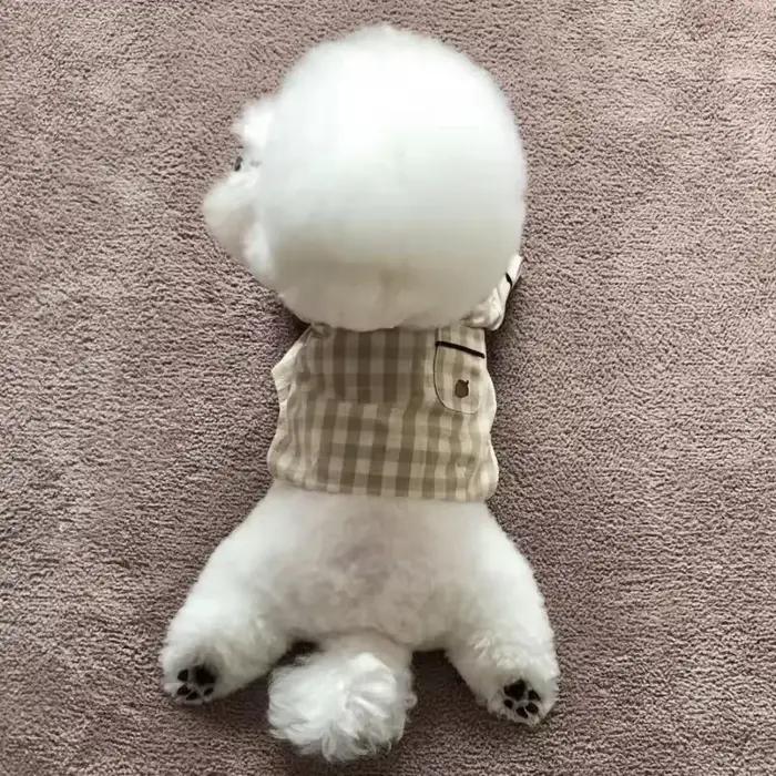 Jupe en tissu respirant pour petits chiens élégante avec motifs animal style pour occasions spéciales et quotidiennes