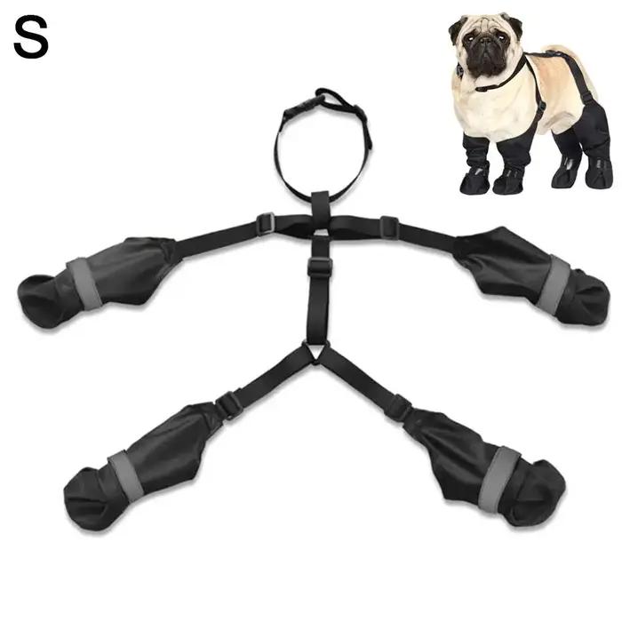 Bottes de pluie imperméables et antidérapantes pour animaux de compagnie, douces, résistantes à l'usure, bottes de marche réglables pour chiens et chats occasions spéciales