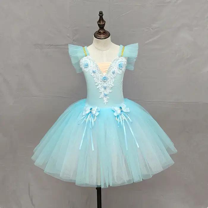 Jupe de ballet pour enfants, jupe de danse pour filles, programme de danse sur campus, costume de da