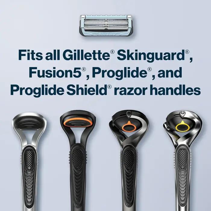 Lames de rasoir Gillette SkinGuard, lames de rasoir pour hommes, recharges de 4/8 lames, pour les sé