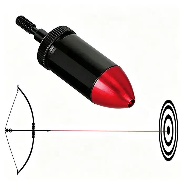 Visée laser rouge tactique de type flèche pour arbalète et arc composé, pour le tir sur cible, la chasse et le tir à l'arc, BoreSighter