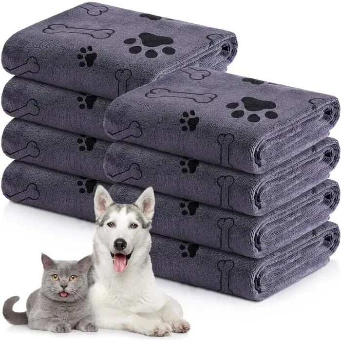 Serviette de séchage pour chien et chat