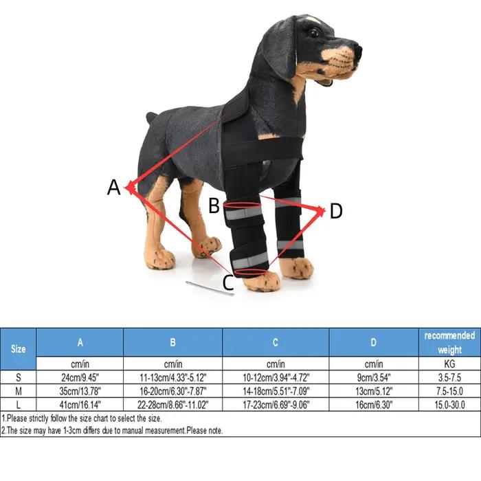 Protège-coudes avant pour chien