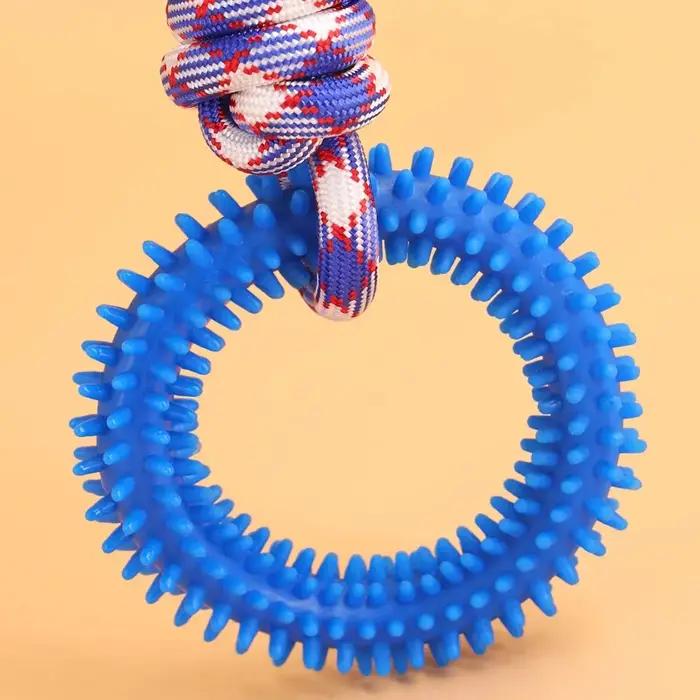 Supet Interactive Formation Pet Jouet Anneau Spiked