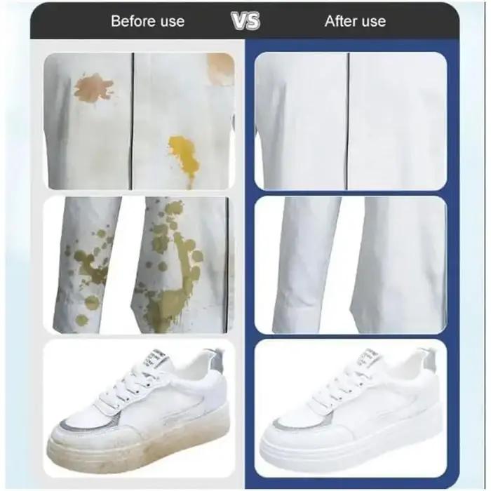 64 lingettes nettoyantes pour vêtements, multi-usages, sans lavage, pour enlever les taches, pour chaussures, cuir, vestes