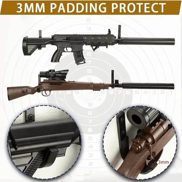 Support mural pour pistolet horizontal