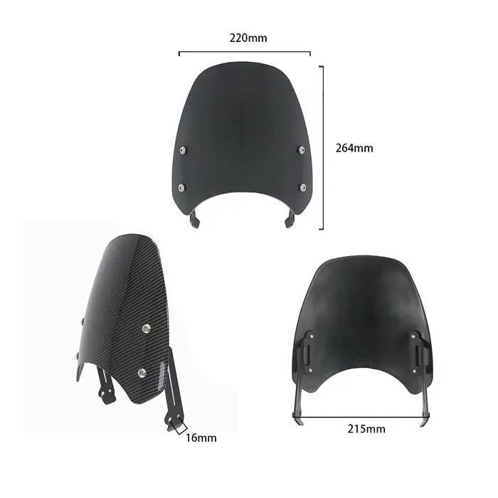 Pare-brise pour Ducati Scrambler 400 803 2015-2020 Street Classic Desert Sled Motorcycle Sport Fly S