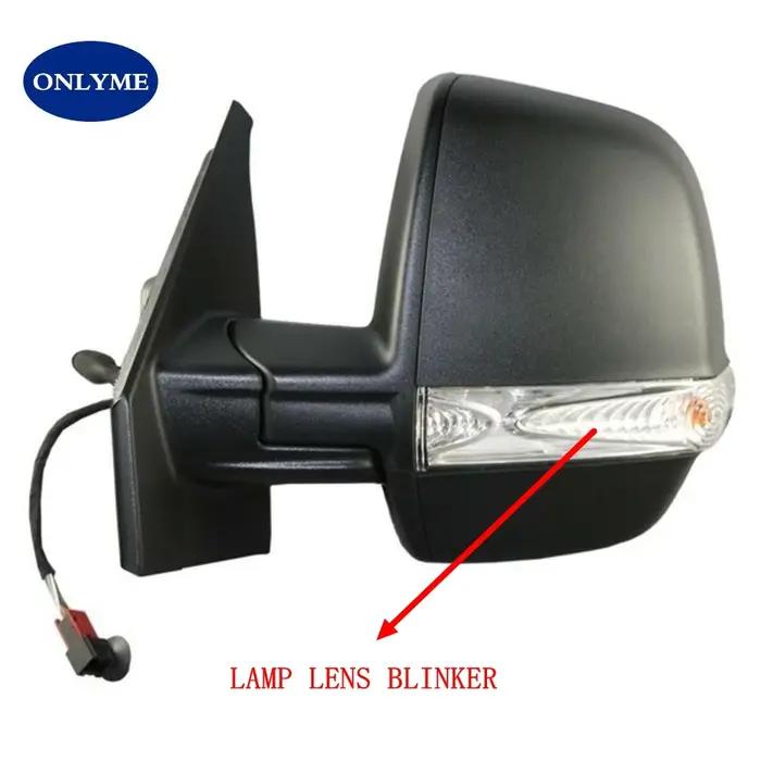 Verre de miroir convexe chauffant pour fourgon de voiture et lentille de clignotant de lampe pour FI