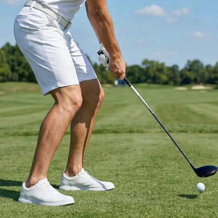 Shorts de golf homme décontractés en polyester respirants et absorbant la transpiration pour les joueurs de golf occassions spéciales