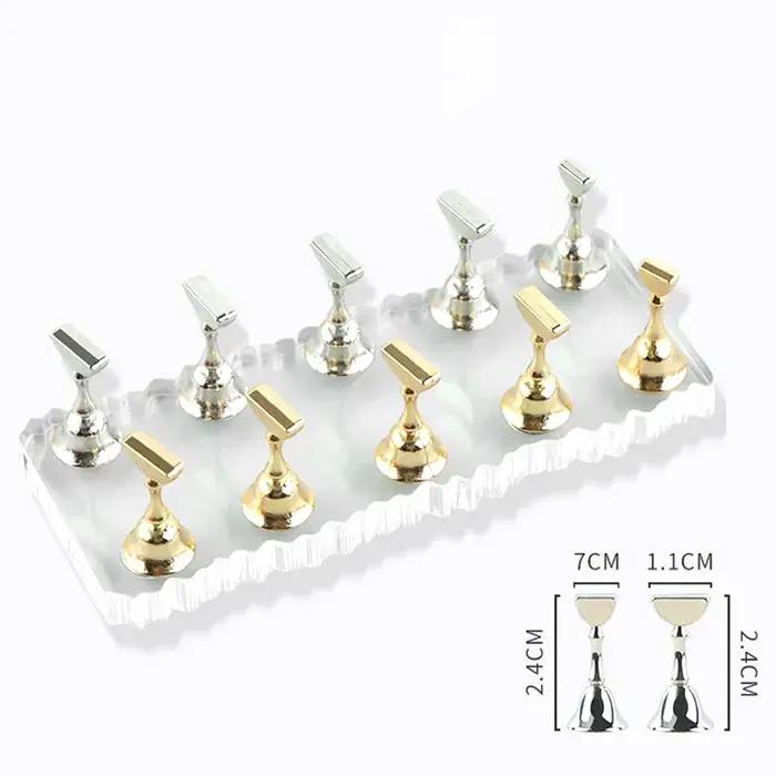 Support magnétique Transparent pour faux ongles Aurora