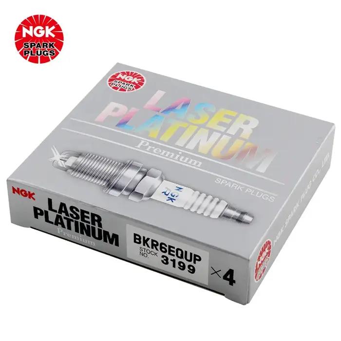 La bougie d'allumage simple platine NGK Automotive BKR6EQUP 3199 convient pour A8 Porsche Bentley OE