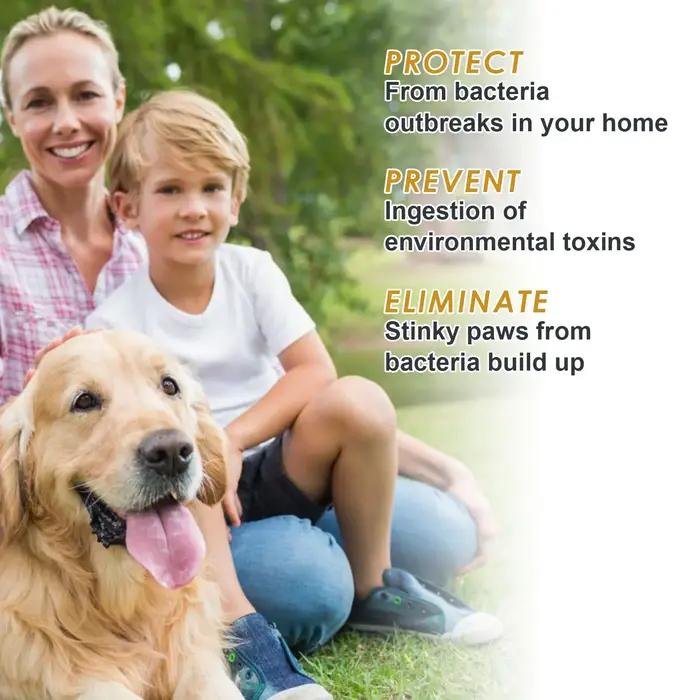 Nettoyant pour pattes d'animaux YEGBONG avec brosse pour chien et chat pH équilibré peau sensible sans eau hydratant mousse pour nettoyage des pattes occassions spéciales
